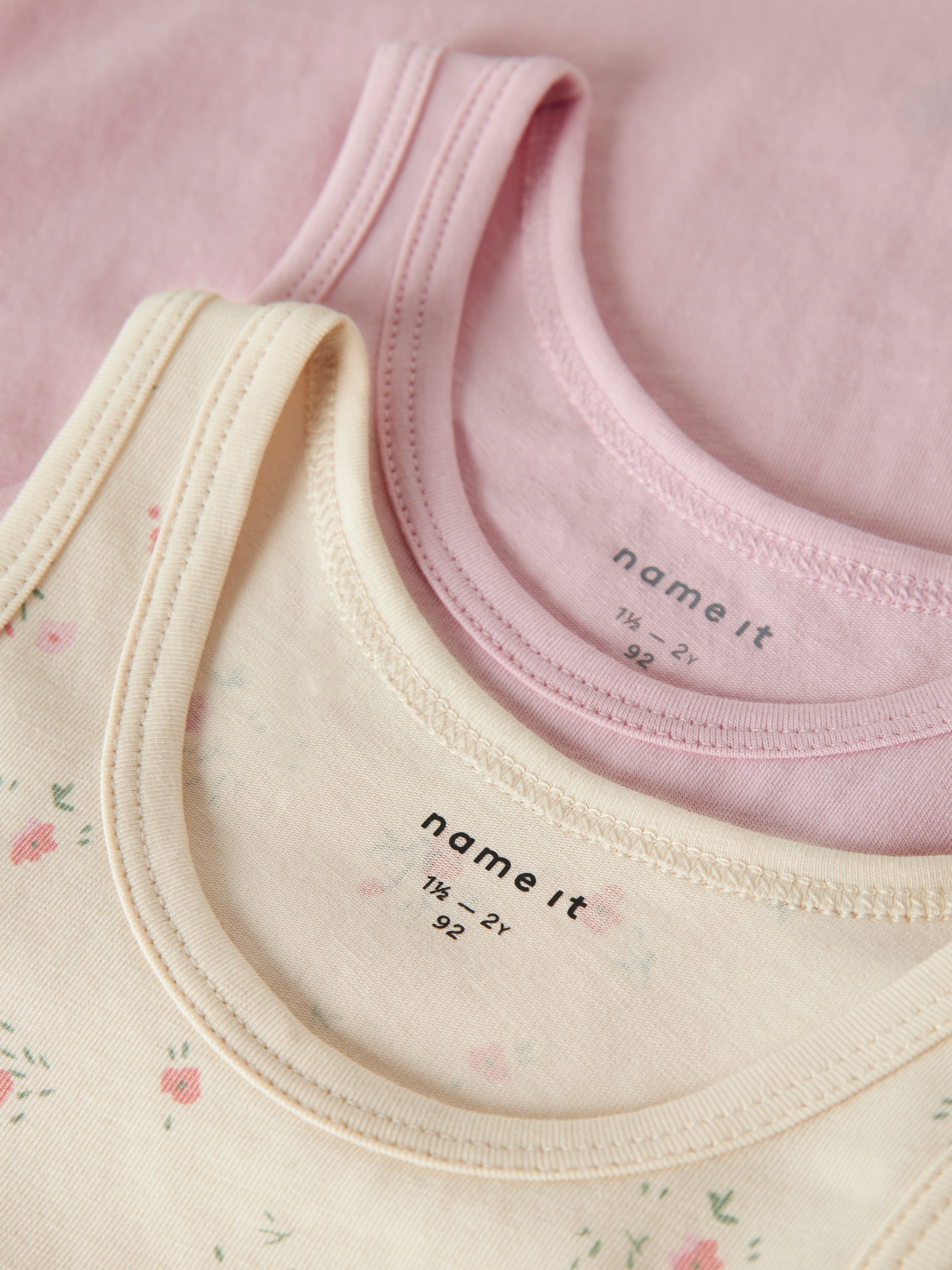 Name It Unterhemd »NMFTANK TOP 2P FLOWER NOOS«, 2 Stk.