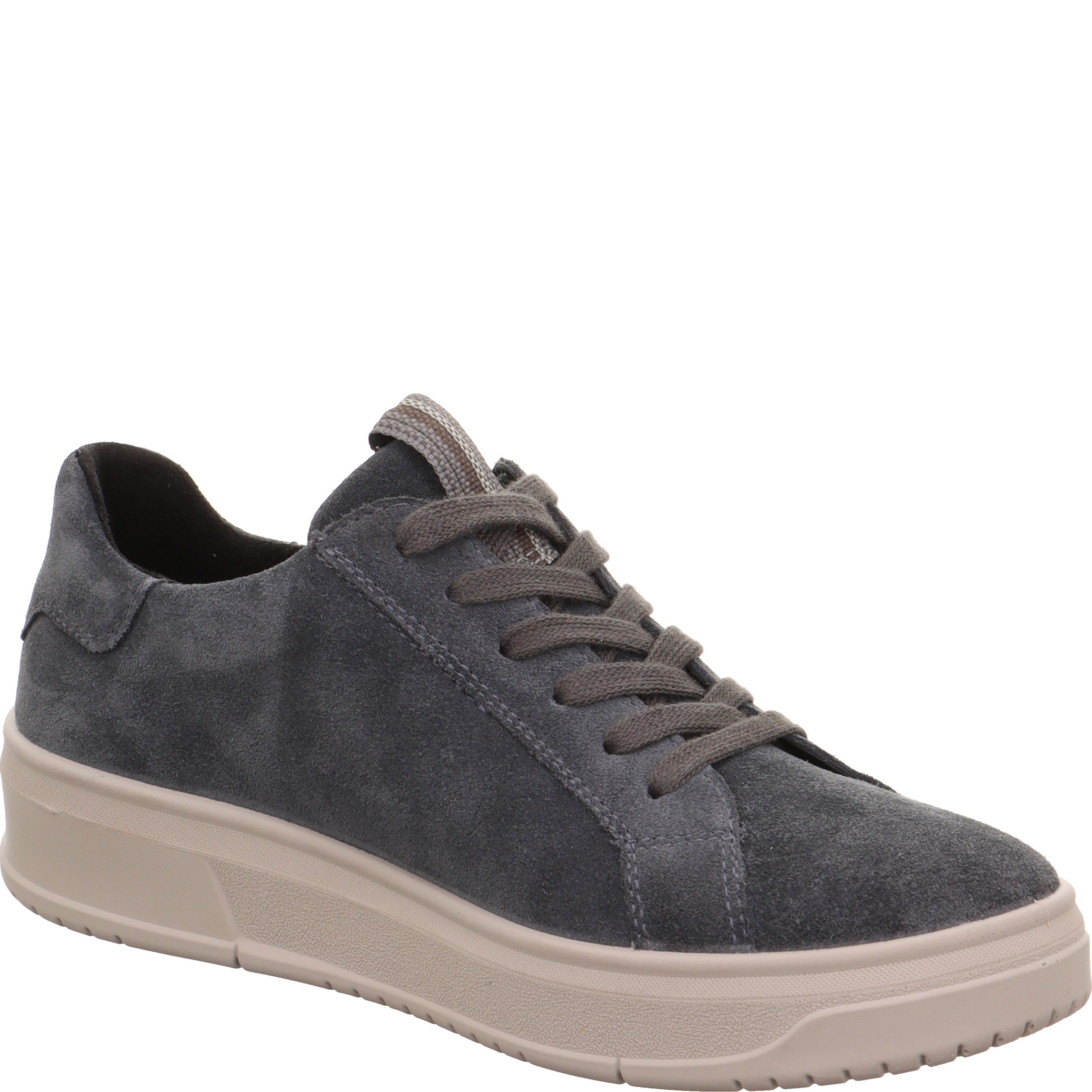 legero REJOISE Damen  Sneaker low mit Schnürung - Farbe: Charcoal - Größe: 3.5