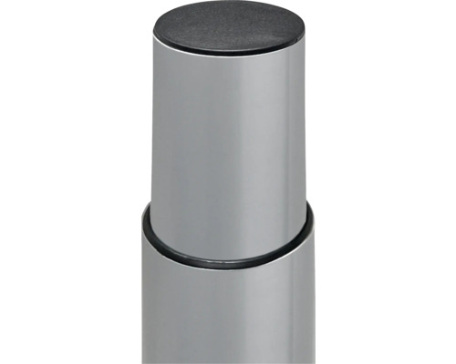 Tarrox verstelbare tafelpoot 60-90 cm Ø50 mm, zilver