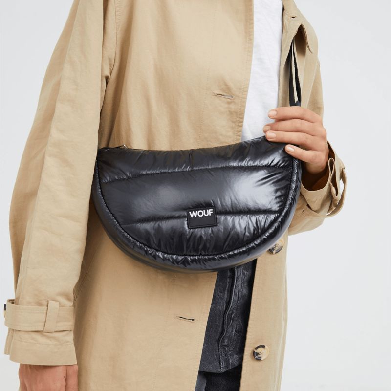 Sac bandoulière 20 cm Black Glossy