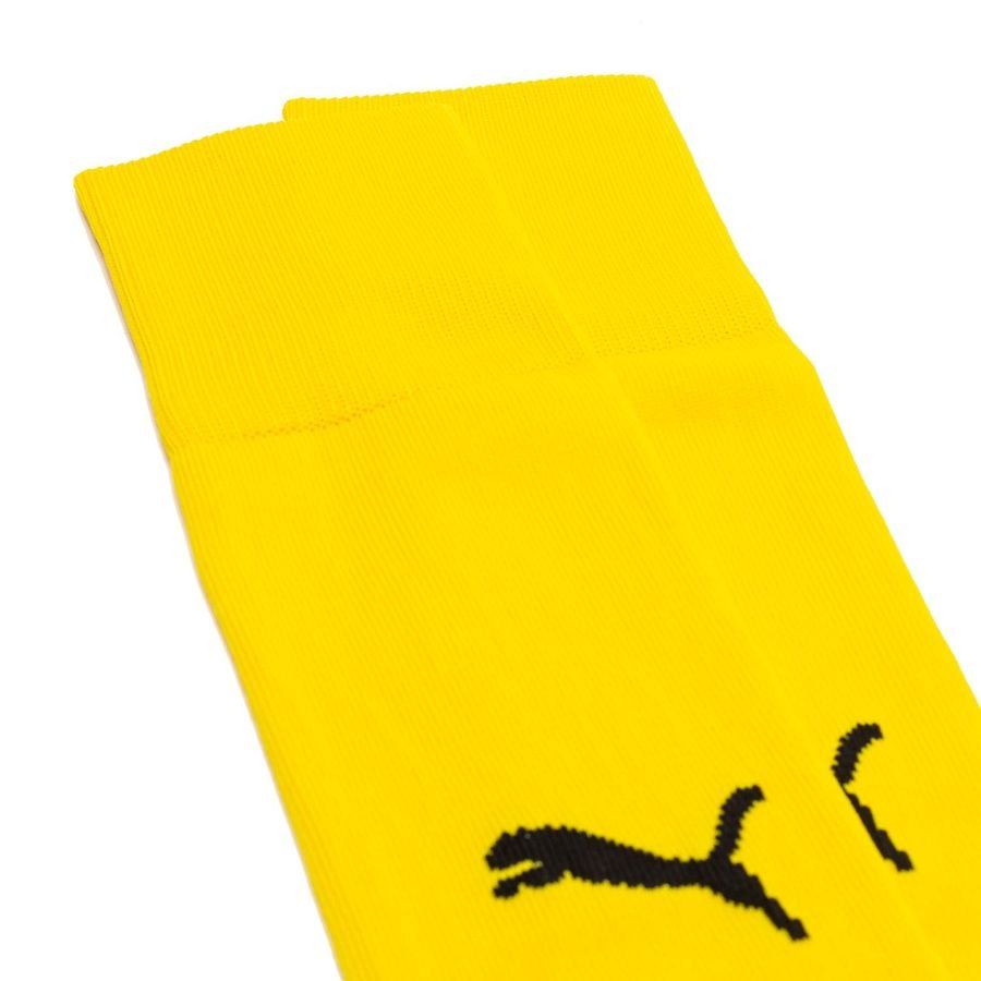 PUMA teamGOAL Jambière - Jaune/Noir