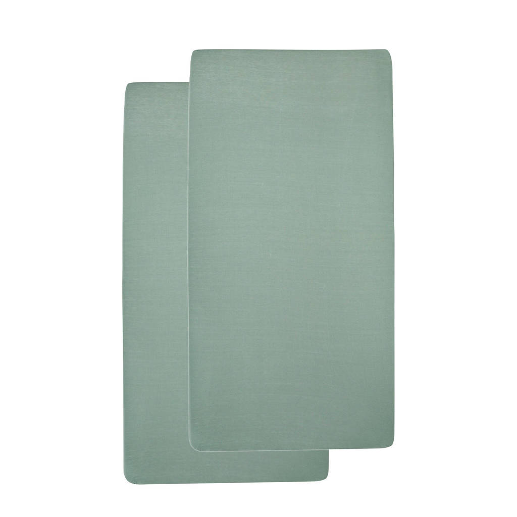 Gewoon goed hoeslakenkatoenen hoeslaken wieg 40x80/90 cm (set van 2)