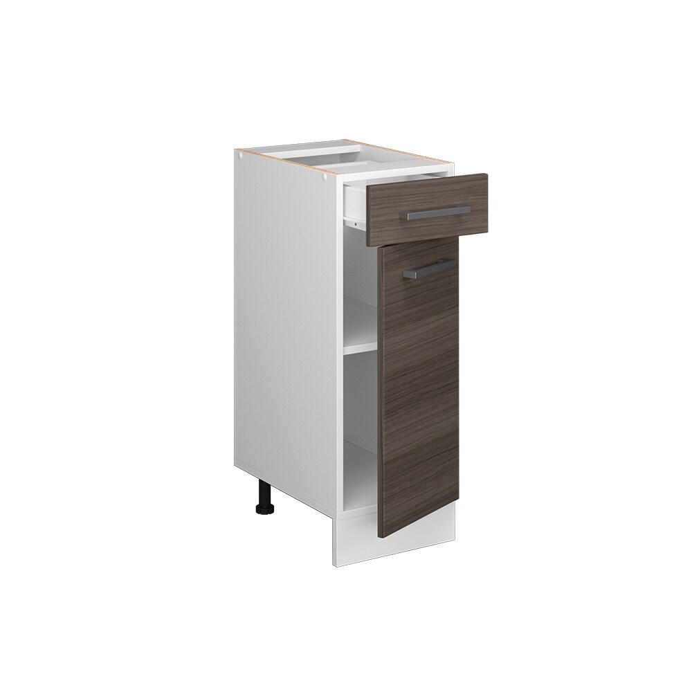 Vicco Schubunterschrank Küchenschrank Küchenzeile R-Line 30 cm Weiß Edelgrau Tür Schublade
