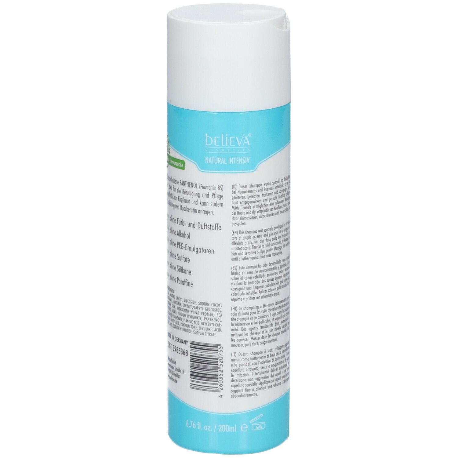 BELIEVA® SHAMPOO NEURODERMITIS UND PSORIASIS