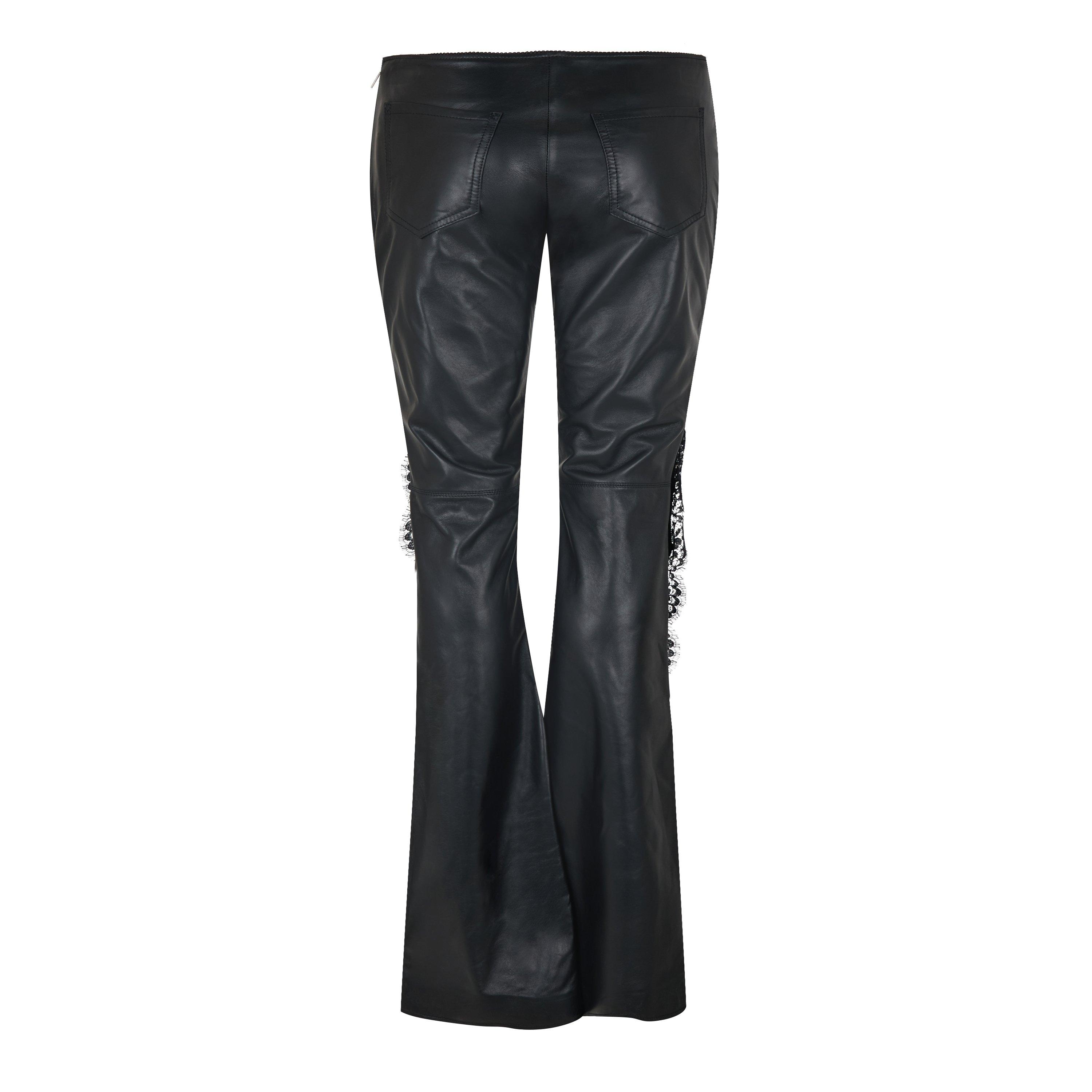 Off White Leather Pants