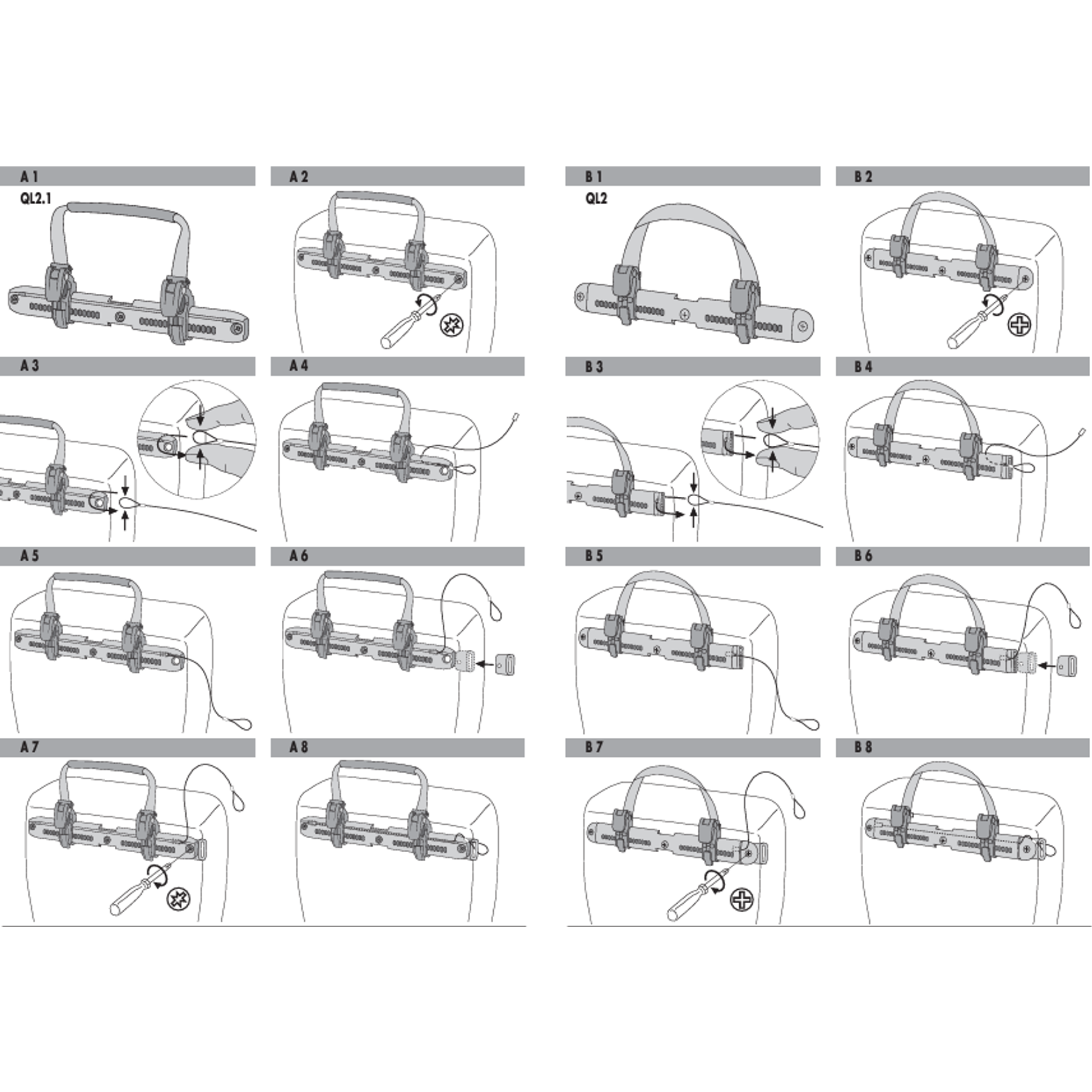 Ortlieb QL2 / QL2.1 / QL2.2 Diefstalbeveiliging