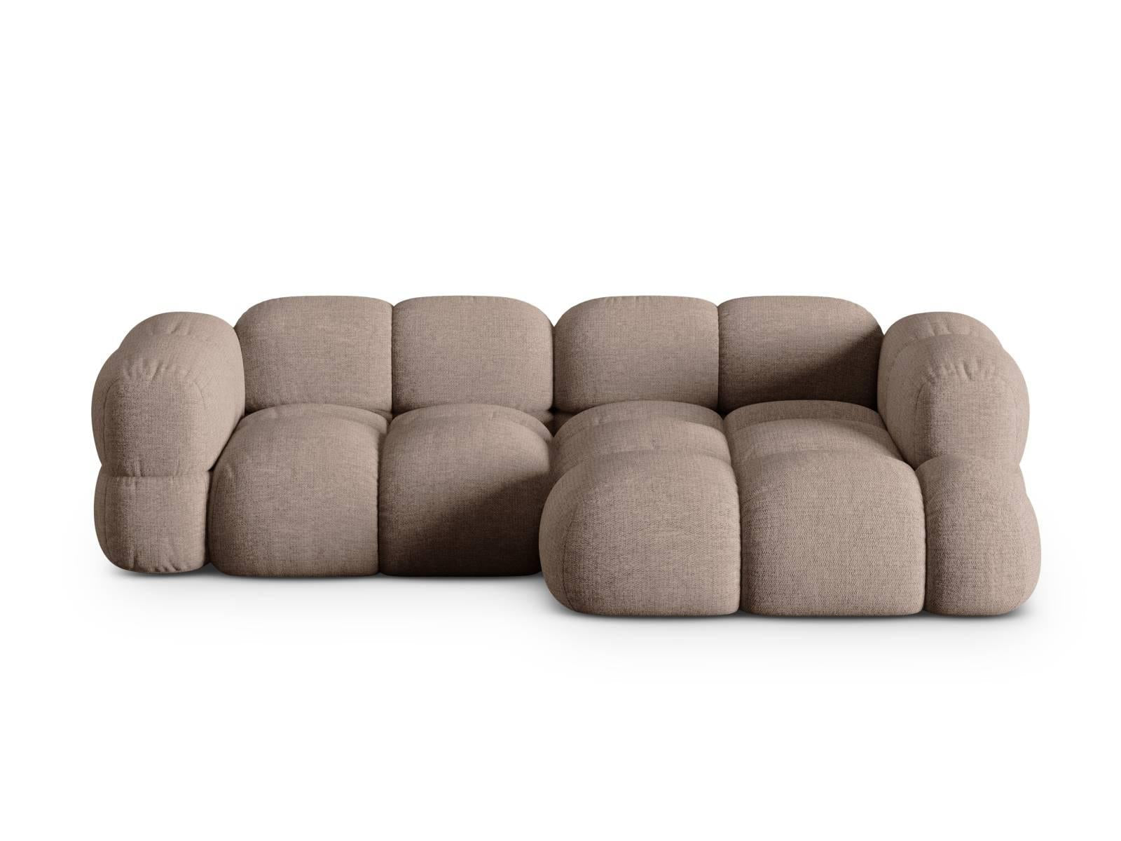 Cosmopolitan Design Loretto 2,5-zits Hoekbank Rechts - Cappuccino