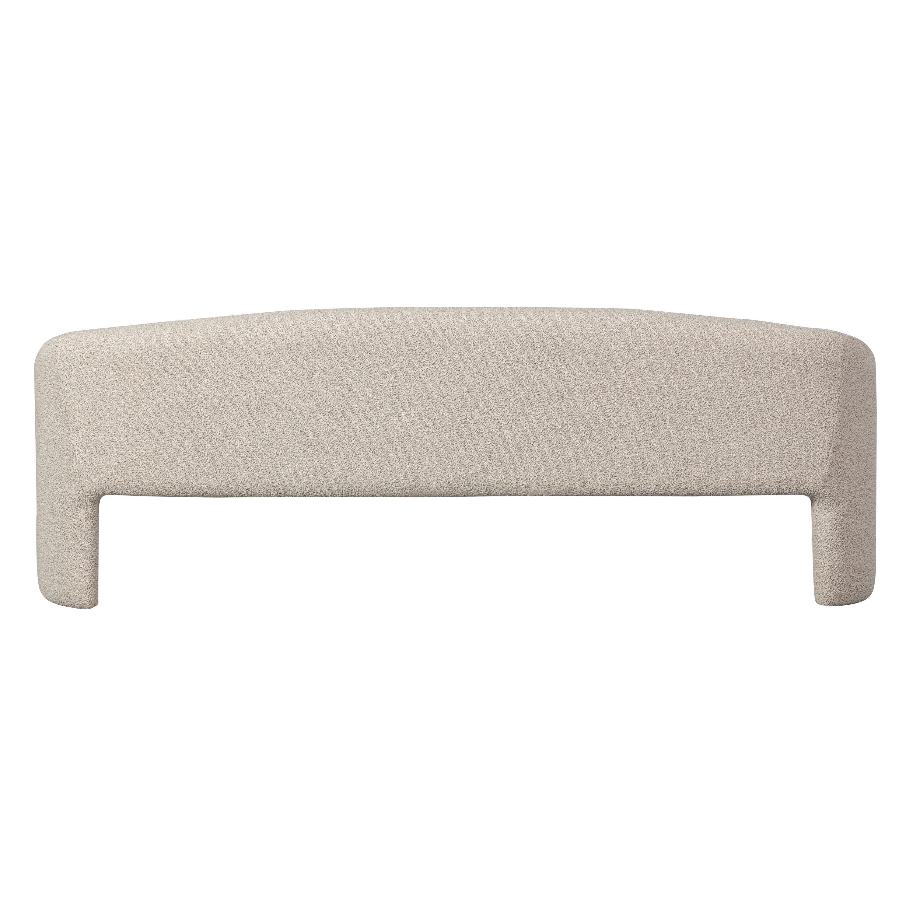WOOOD Zone Bankje - Polyester - Beige - 58x160x55