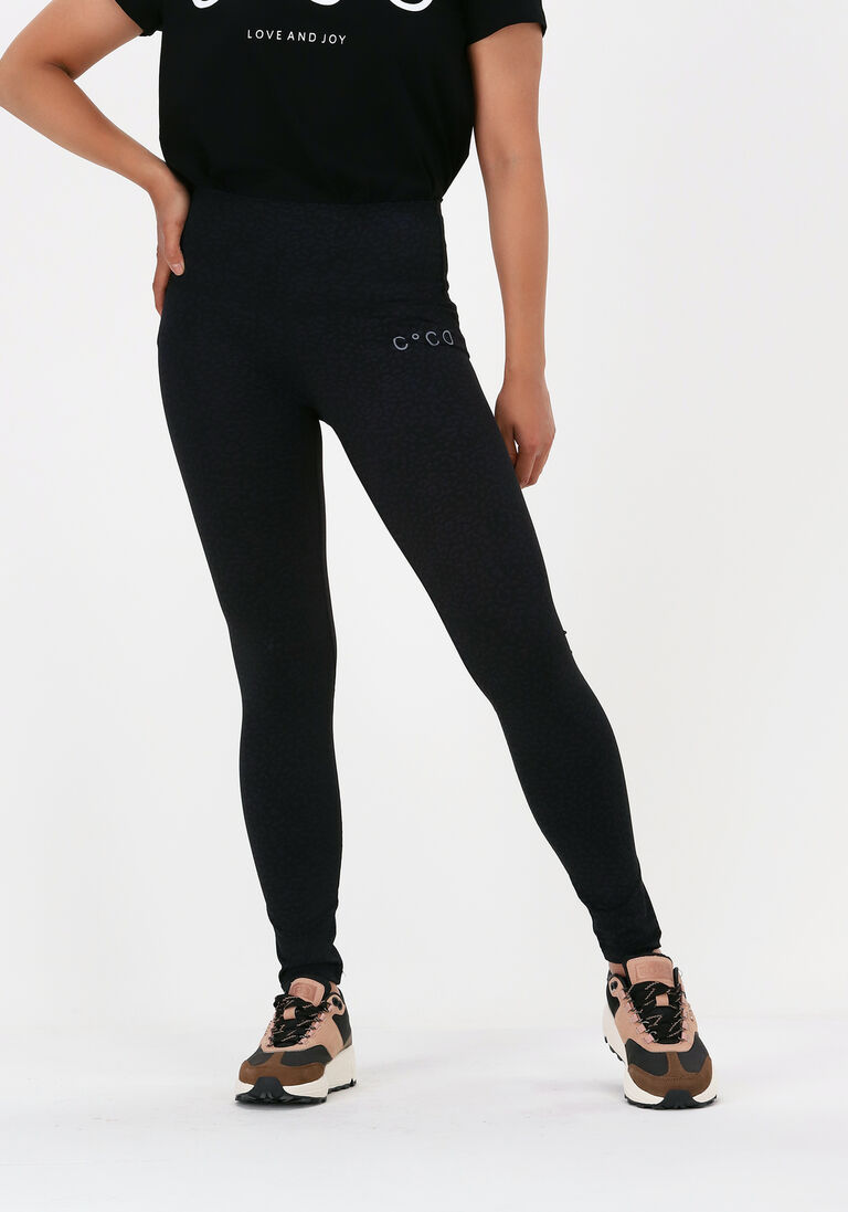 CO\\'COUTURE zwarte co'couture legging baxter animal tieds