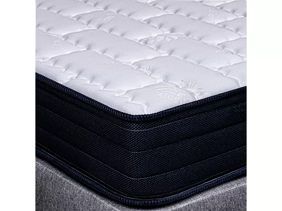 Matelas réversible DIAZ 140x190 cm, en mousse haute densité, indépendance du couchage, face été/hiver, épaisseur 20 cm