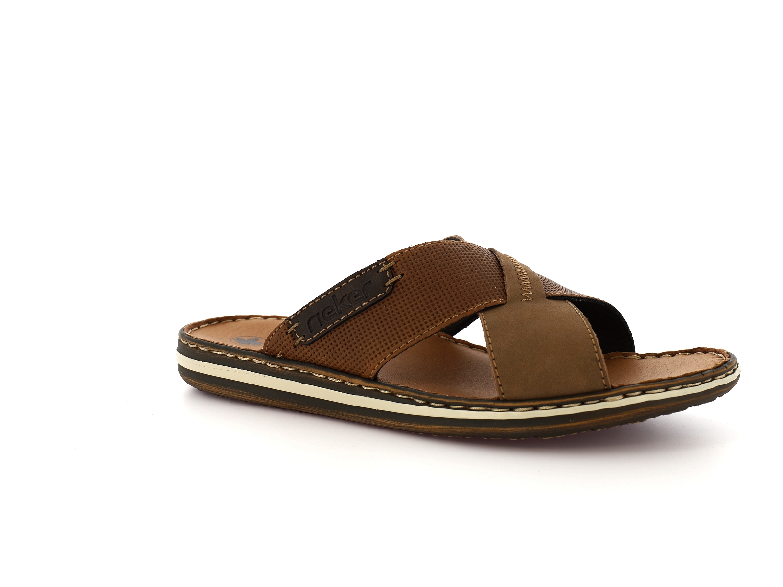Rieker-21088 Synthétique Multi-Marron