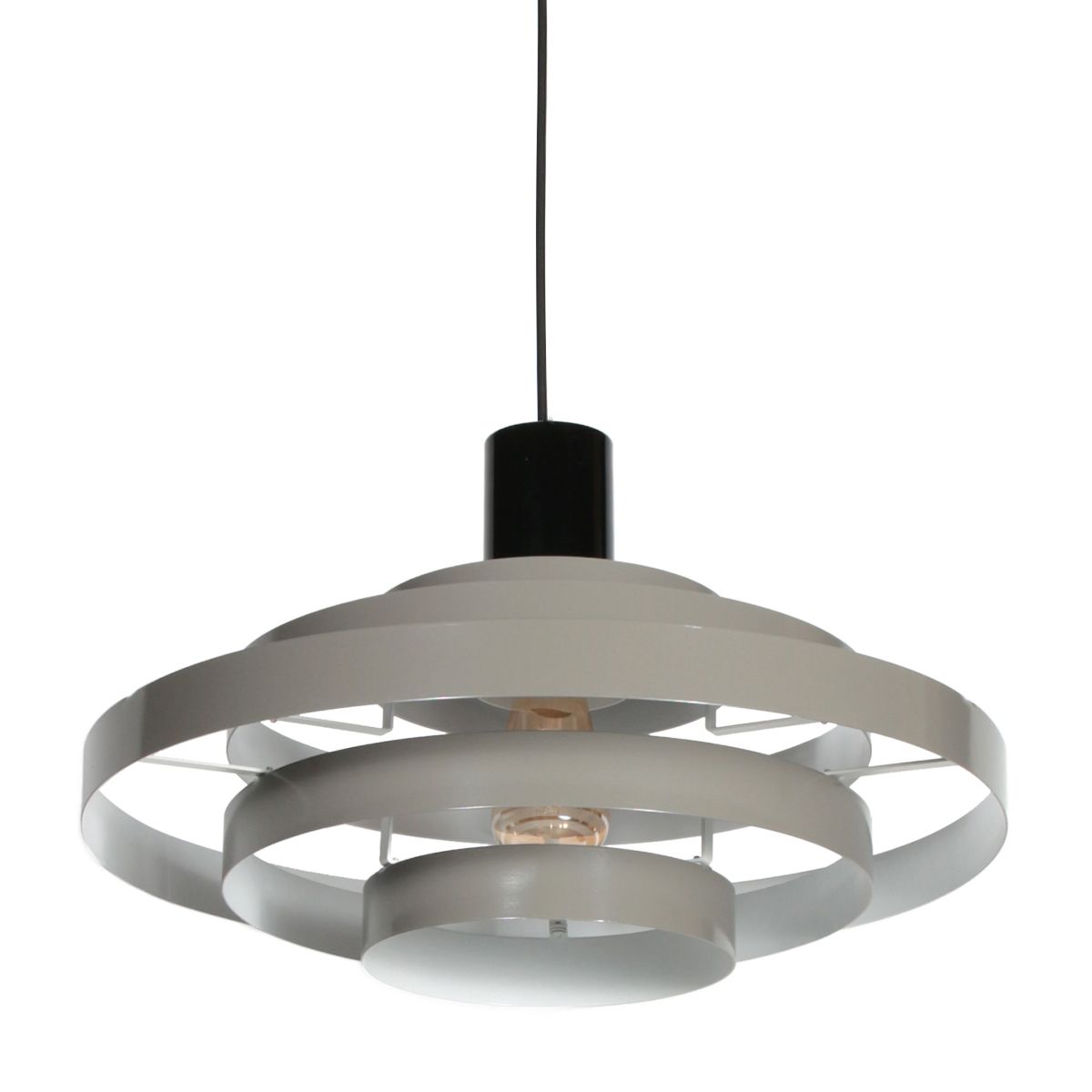 Retro hanglamp groen rond - Halo Cirque