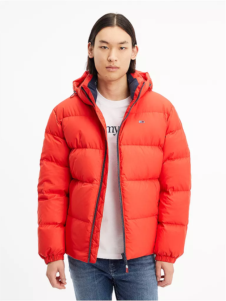 TOMMY JEANS Steppjacke rot