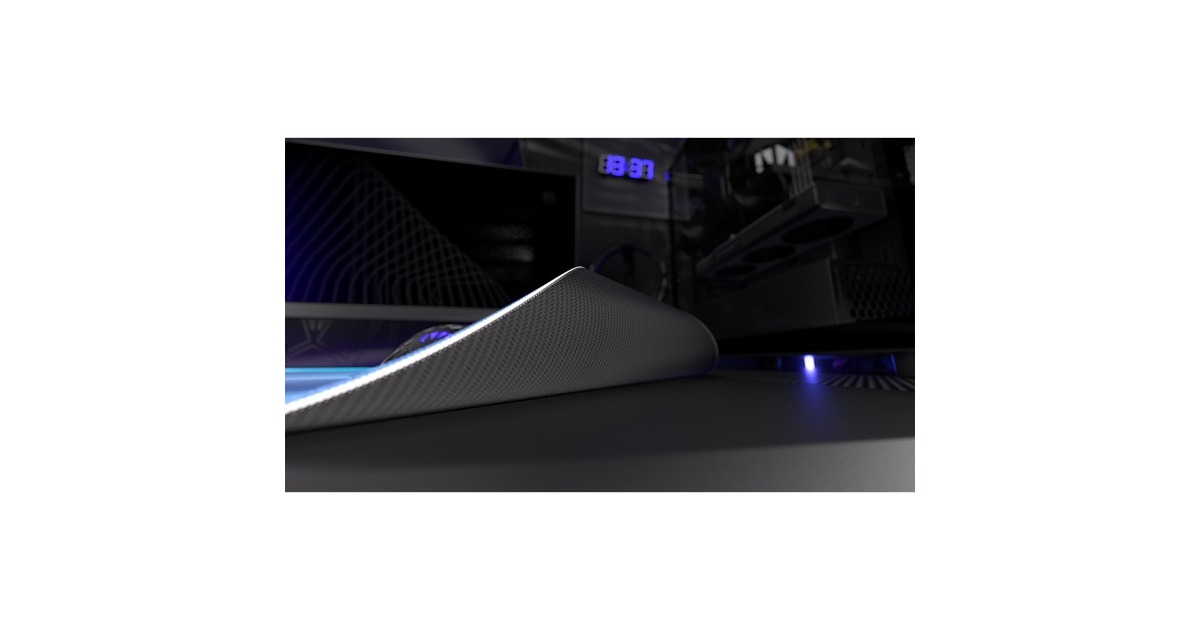 ENDORFYCrystal Blue L gaming muismat  (Blauw/lila)