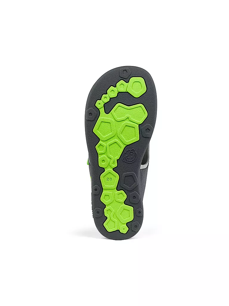 AFFENZAHN Kinder Sandalen AIRY Panther grau