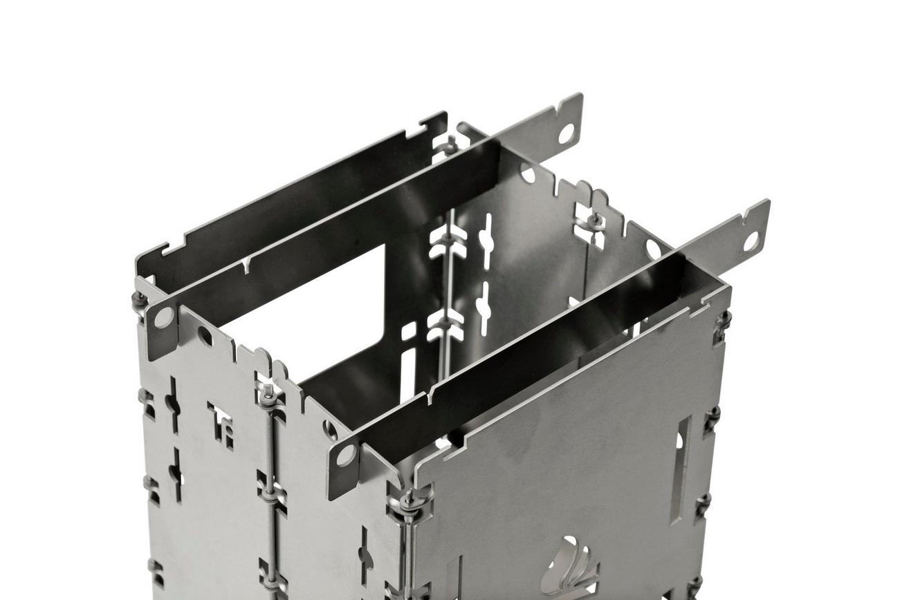Bushcraft Essentials Bushbox LF Titanium, opvouwbare stove