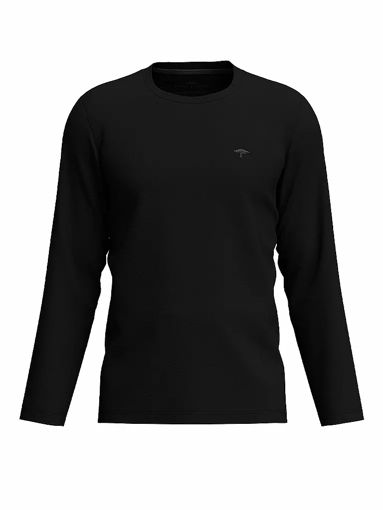 FYNCH HATTON Langarmshirt  schwarz