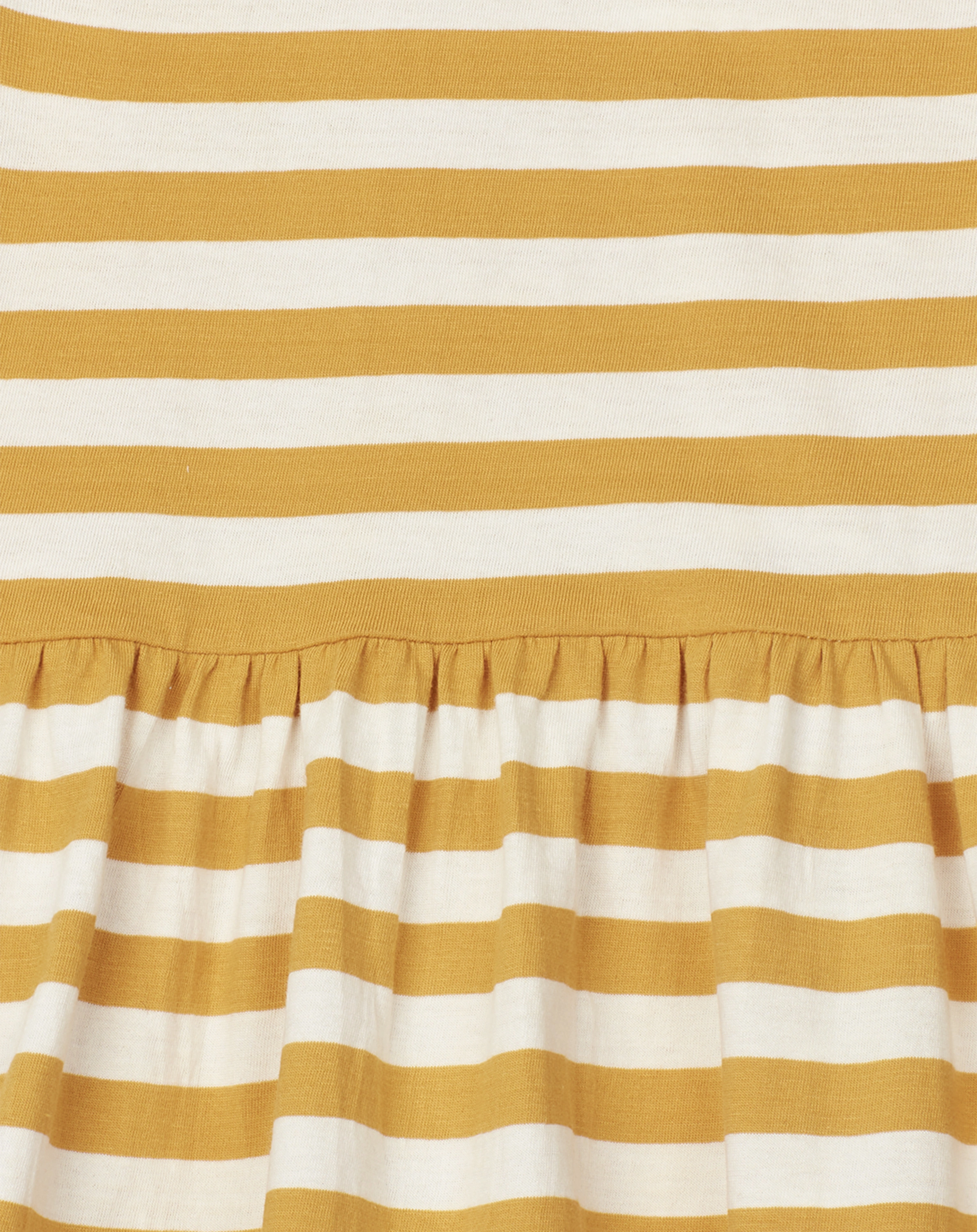 Kleid LIMA gestreift in white/yellow
