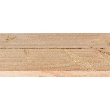 Tuinplank Douglas ruw ca. 2,2 x 20 cm, lengte ca. 300 cm