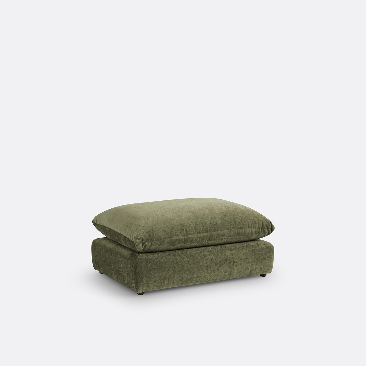 LA REDOUTE INTERIORS<br>Puff modulável, veludo texturizado, Malo