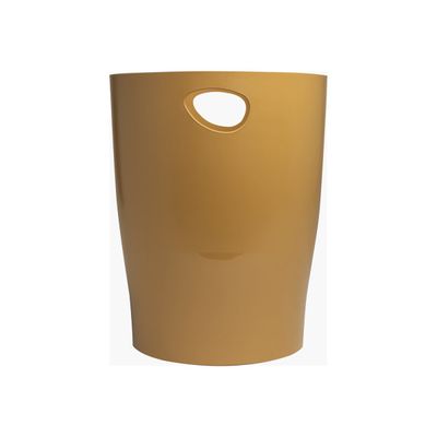 Exacompta Neo Deco - Corbeille à papier 15L - or cuivré
