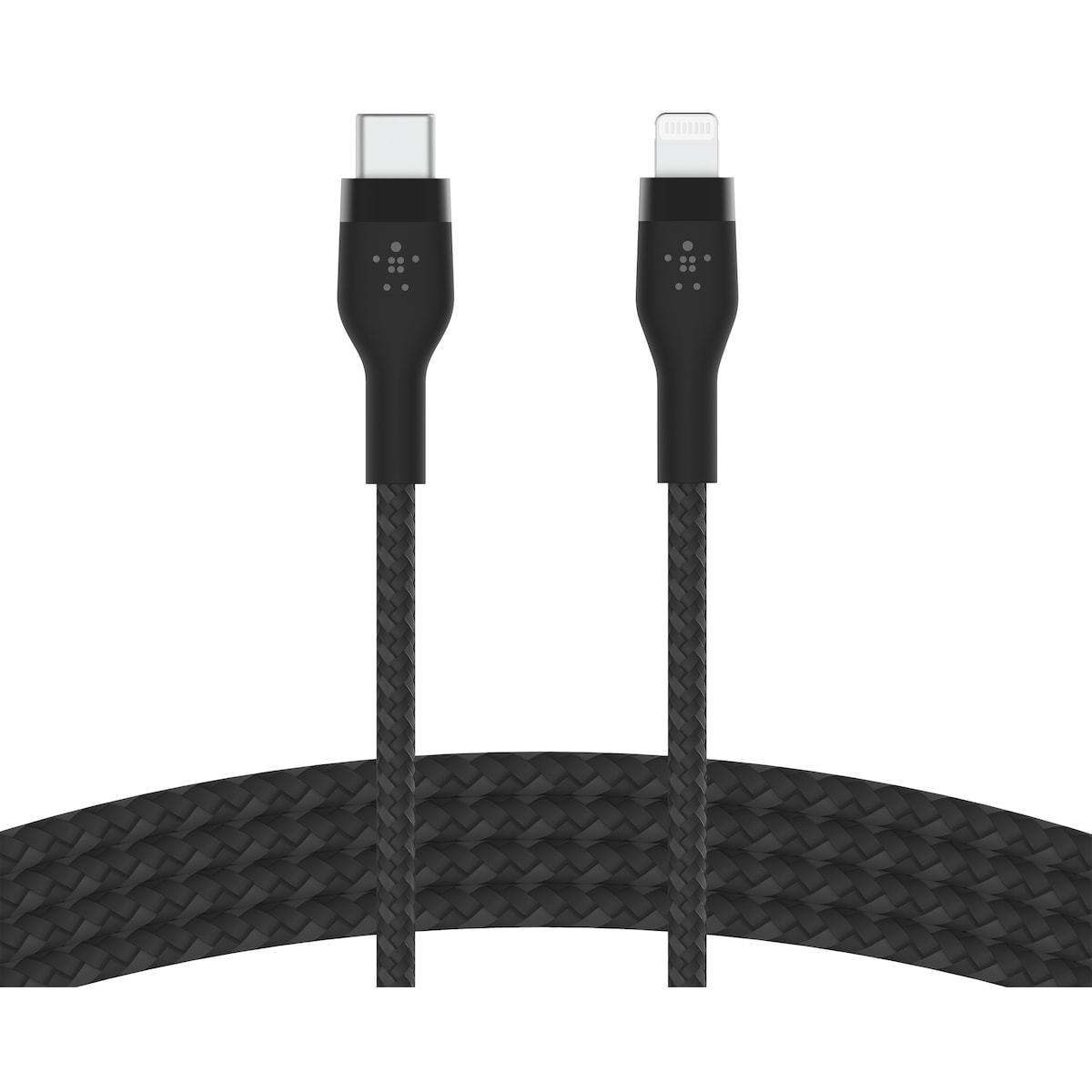 Belkin BoostCharge Pro Flex USB-C til Lightning-kabel (sort)