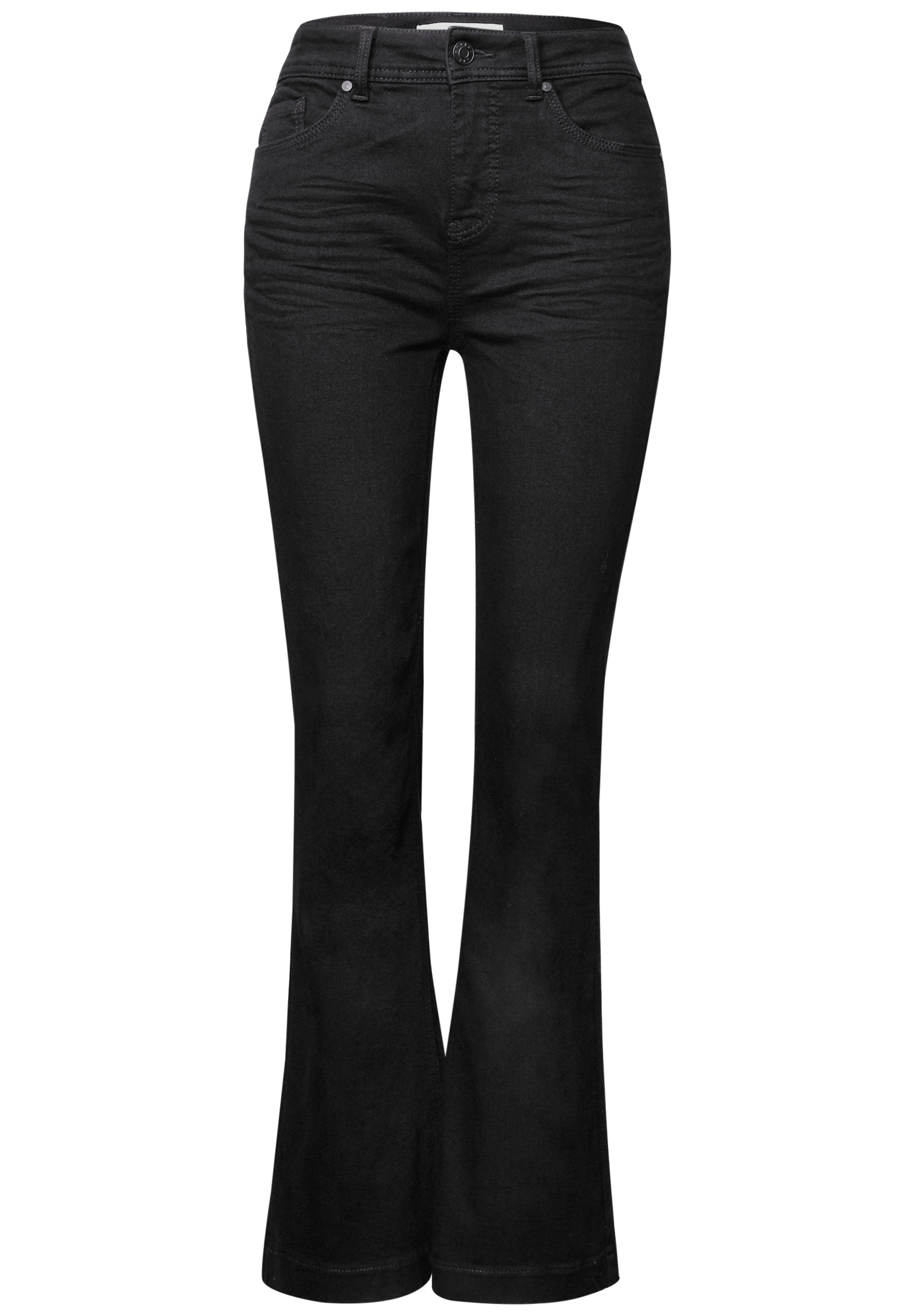 STREET ONE Bootcut-Jeans , im Slim Fit, High Waist