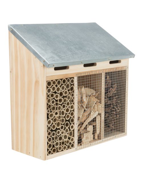 Trixie Insectenhotel 3-Delig - Nestkast - 30x14x30 cm Houtkleur