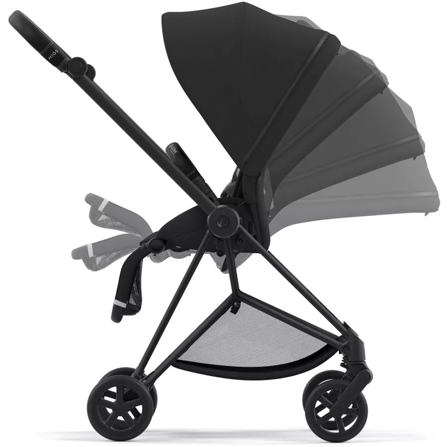 cybex PLATINUM Kombikinderwagen New Mios Matt Black  Sepia Black