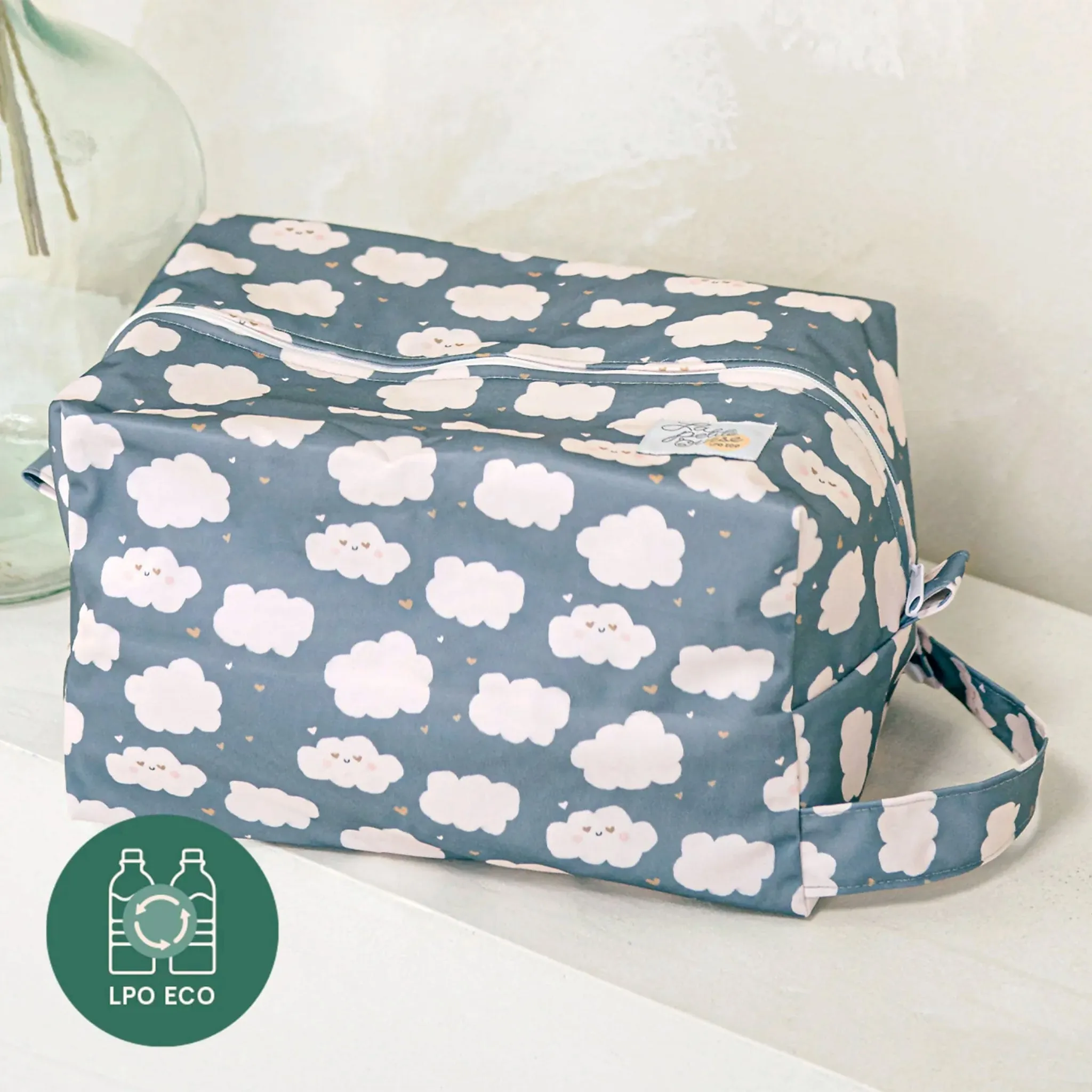 La Petite Ourse Sac de Rangement POD - Nuages