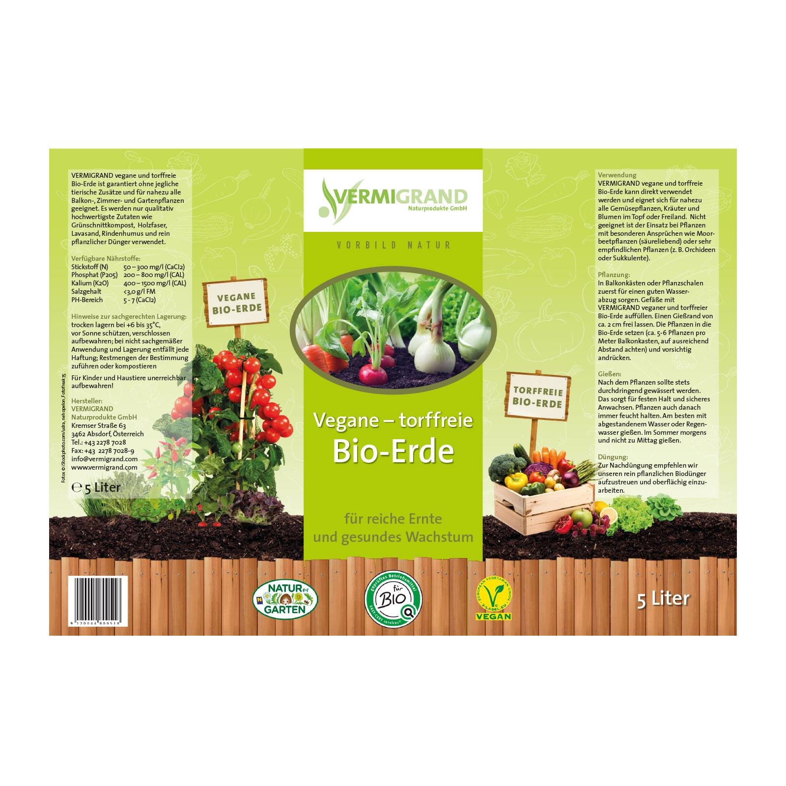 Vermigrand Vegane Bio Erde