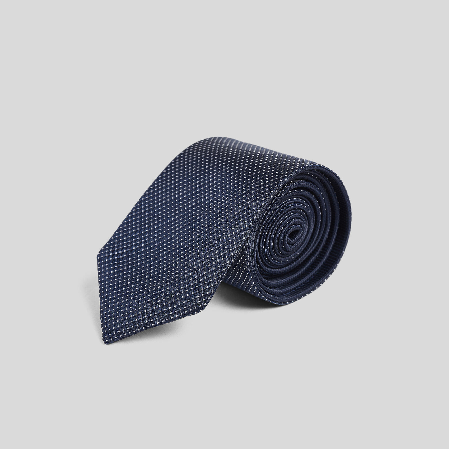 Cravate réversible Bleu Marine