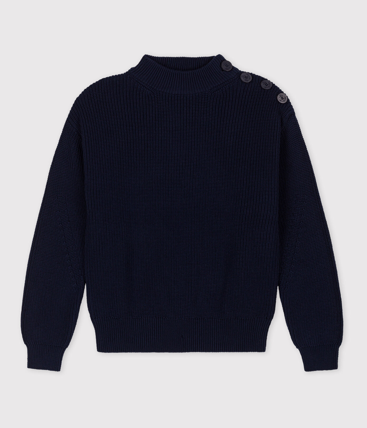 Pull en côte anglaise en coton Femme