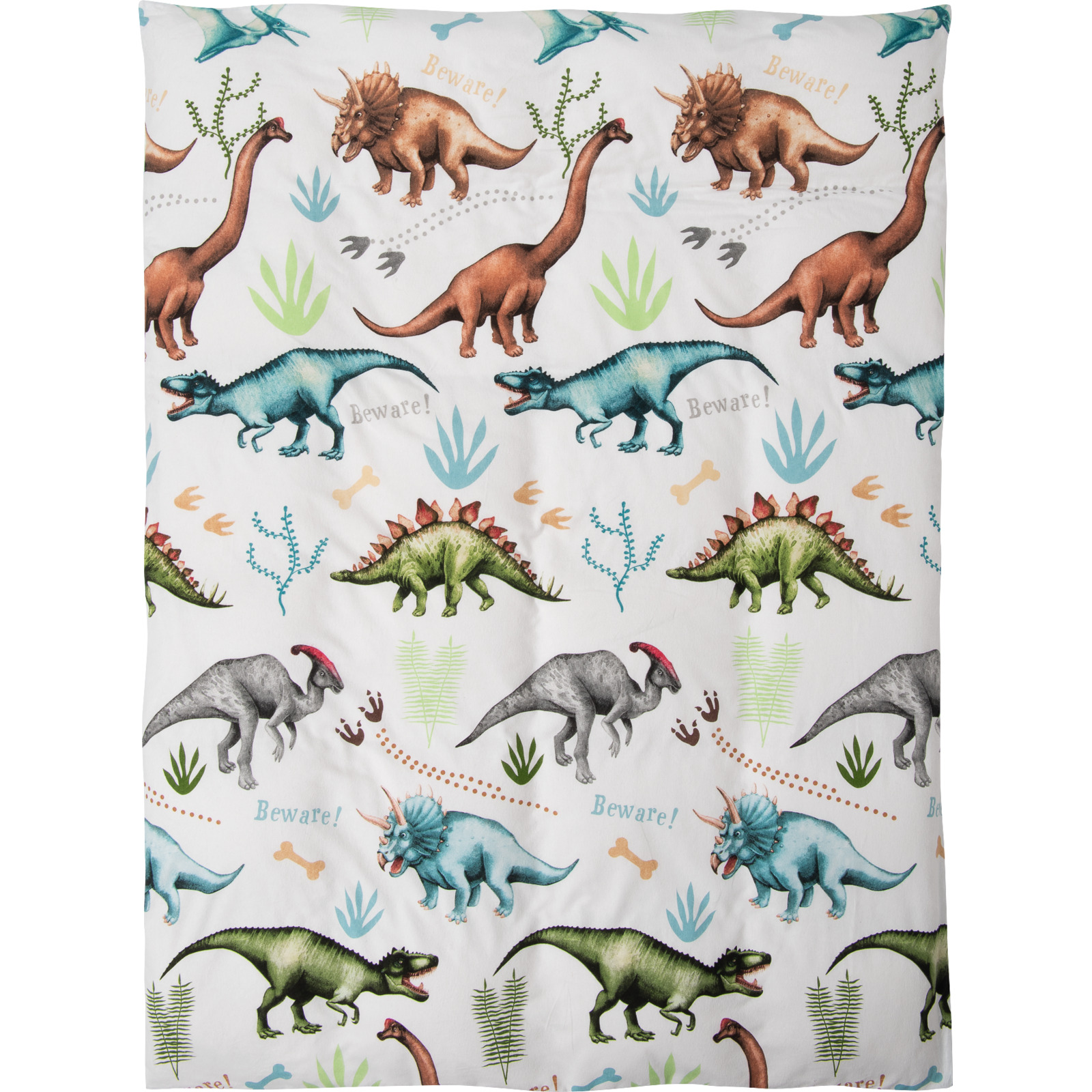 Bettwäsche Dinosaurier hellblau