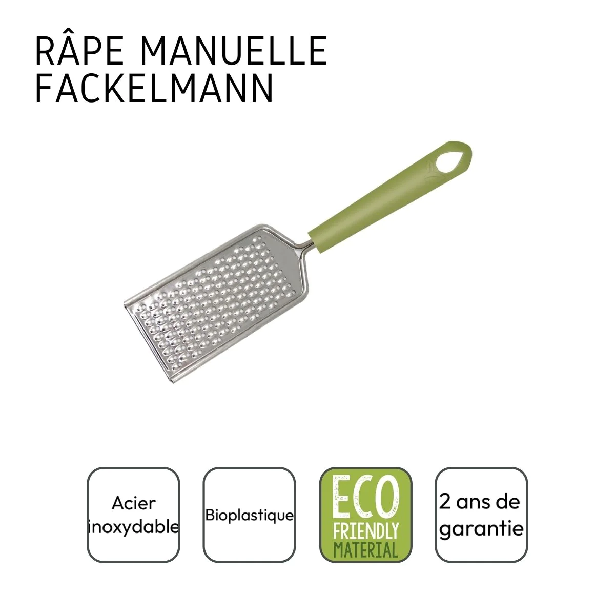Râpe à fromage et à légumes manuelle Gamme Zéro Fackelmann