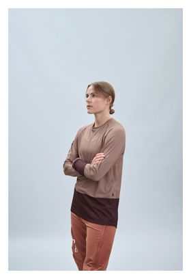 Maillot Manches Longues Femme Poc MTB Pure Marron Foncé/Clair