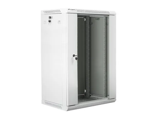 Lanberg - Rack kabinet - vægmonterbar - grå, RAL 7035 - 12U - 19