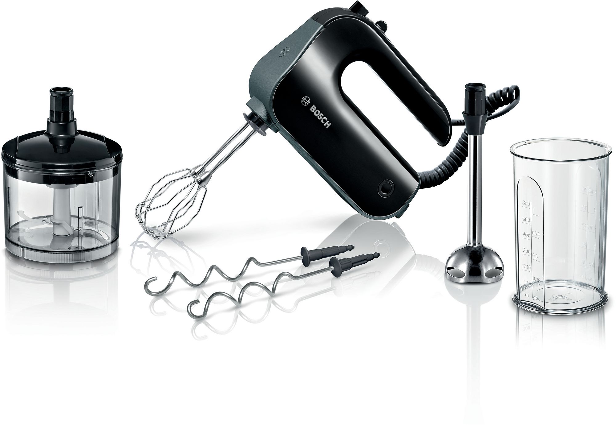 Batedeira de pastelaria MFQ4 850W preta, MFQ4980B