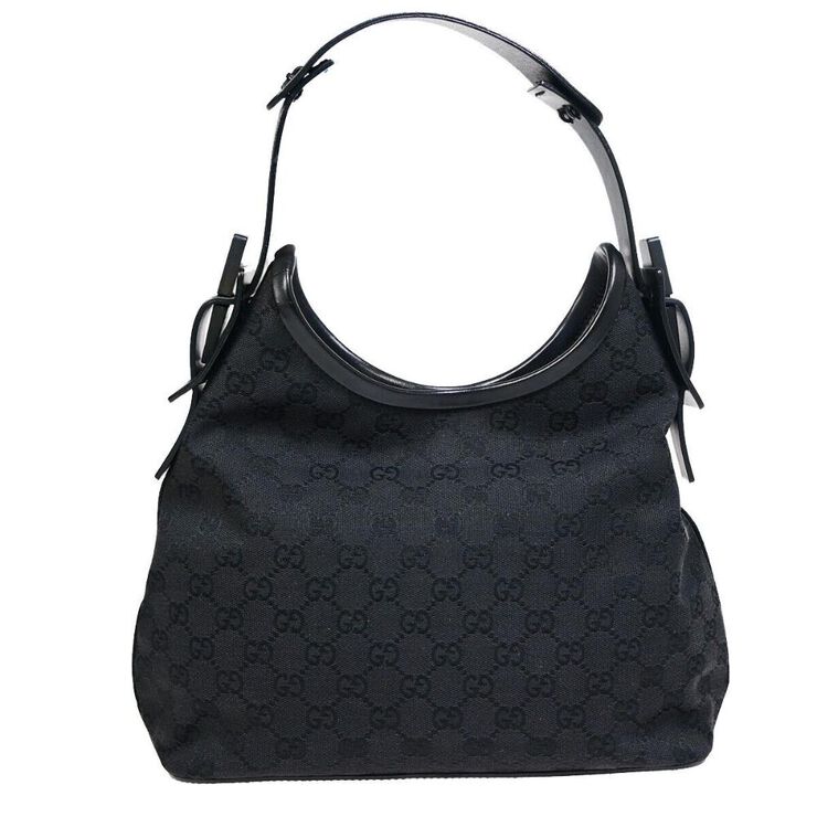 Gucci Vintage Gucci Shoulder Bag Black