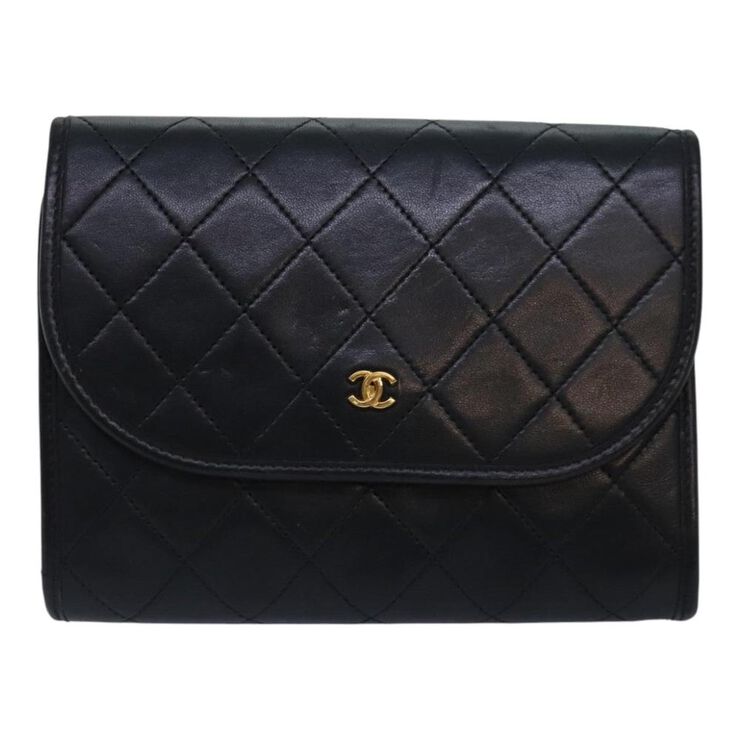 Chanel Vintage Chanel Shoulder Bag Black
