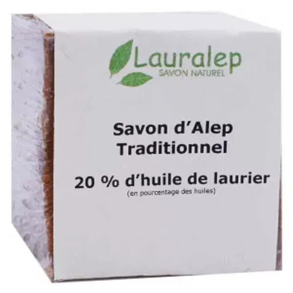 Sabonete Tradicional de Aleppo Lauralep com 20% de Óleo de Louro, 180g