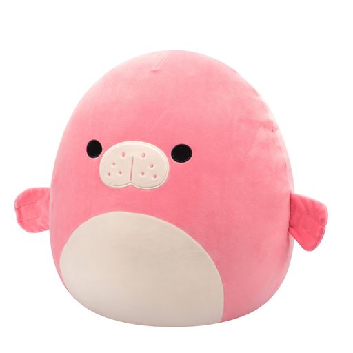 Squishmallows Morlai Manatee Bamse, Lyserød