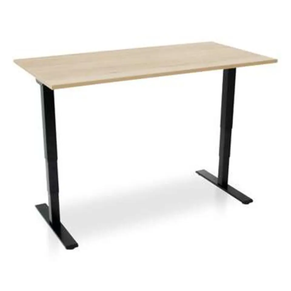 MRC COMFORT elektrisch zit sta bureau - 180x80 - robuust eiken