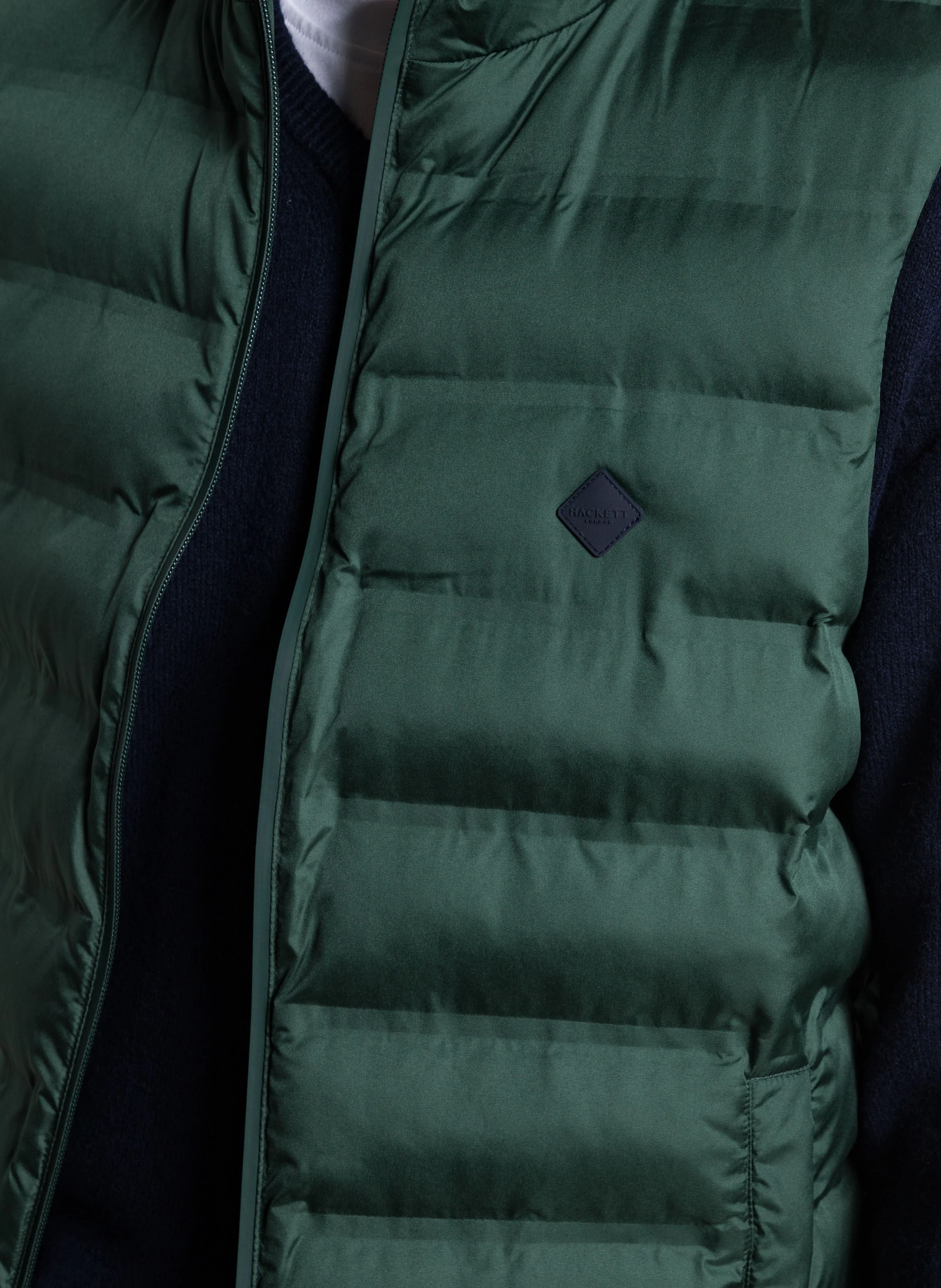 Doudoune droite| Vert