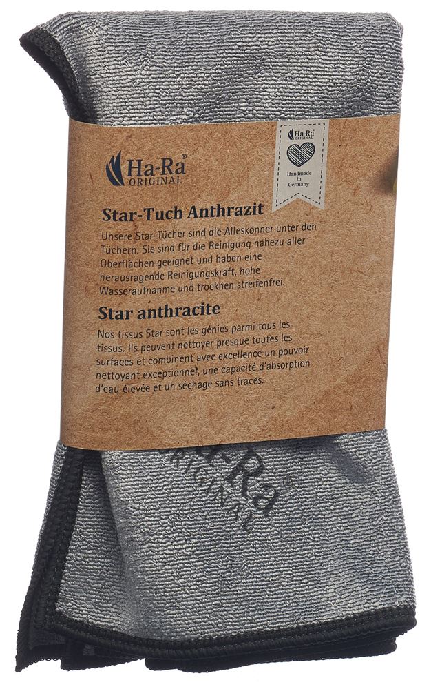 HA-RA Star-Tuch anthrazit 1 Stk