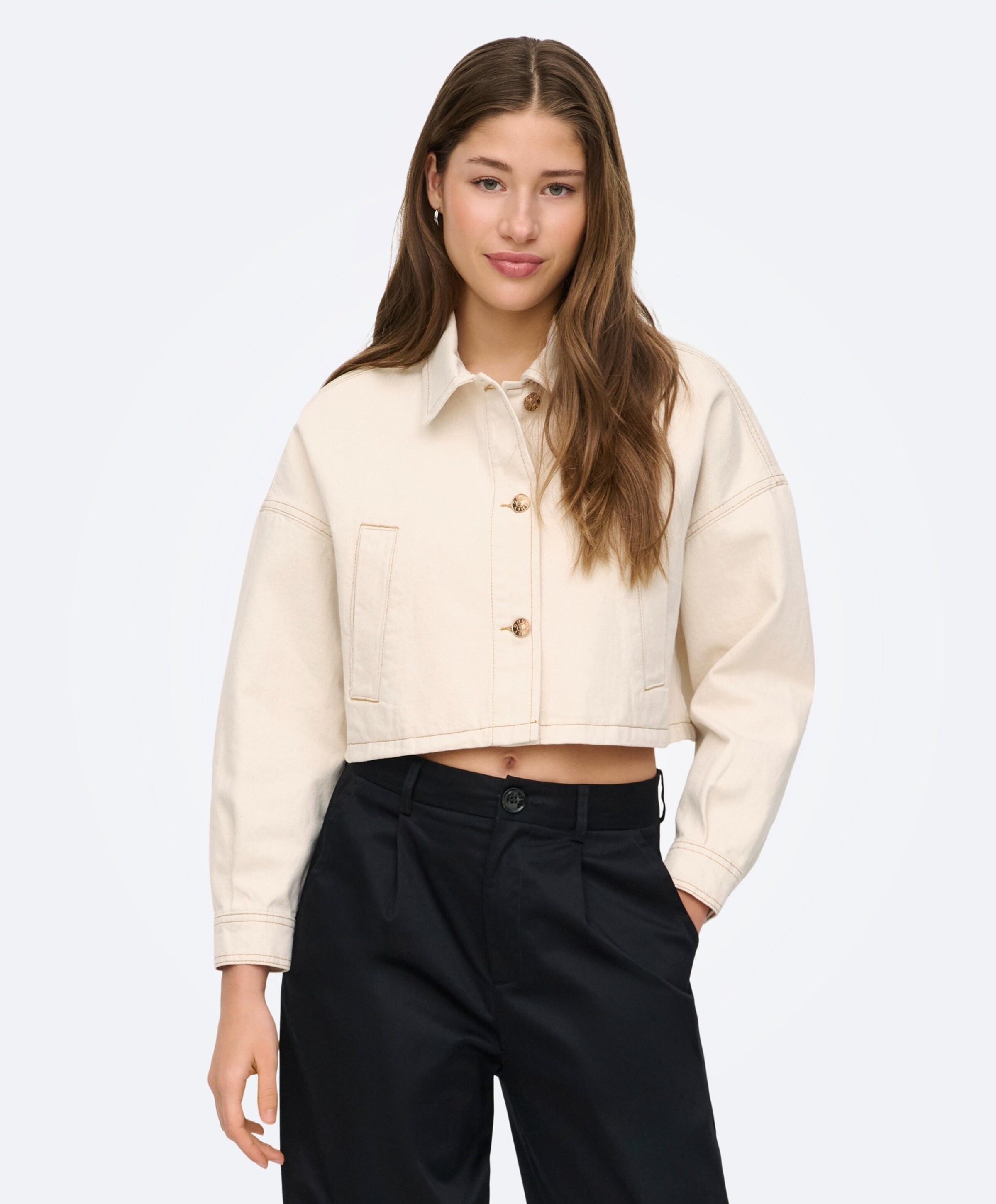Only Dames spijkerjas  ecru