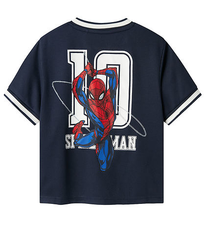 Name It T-Shirt - NmmMatz Spider - Navy Blazer