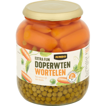 Jumbo Extra Fijn Doperwten Wortelen 680 g