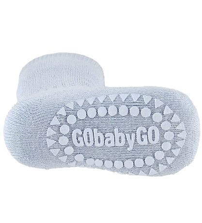 GoBabyGo Skridsikre Strømper - Lys Bl?