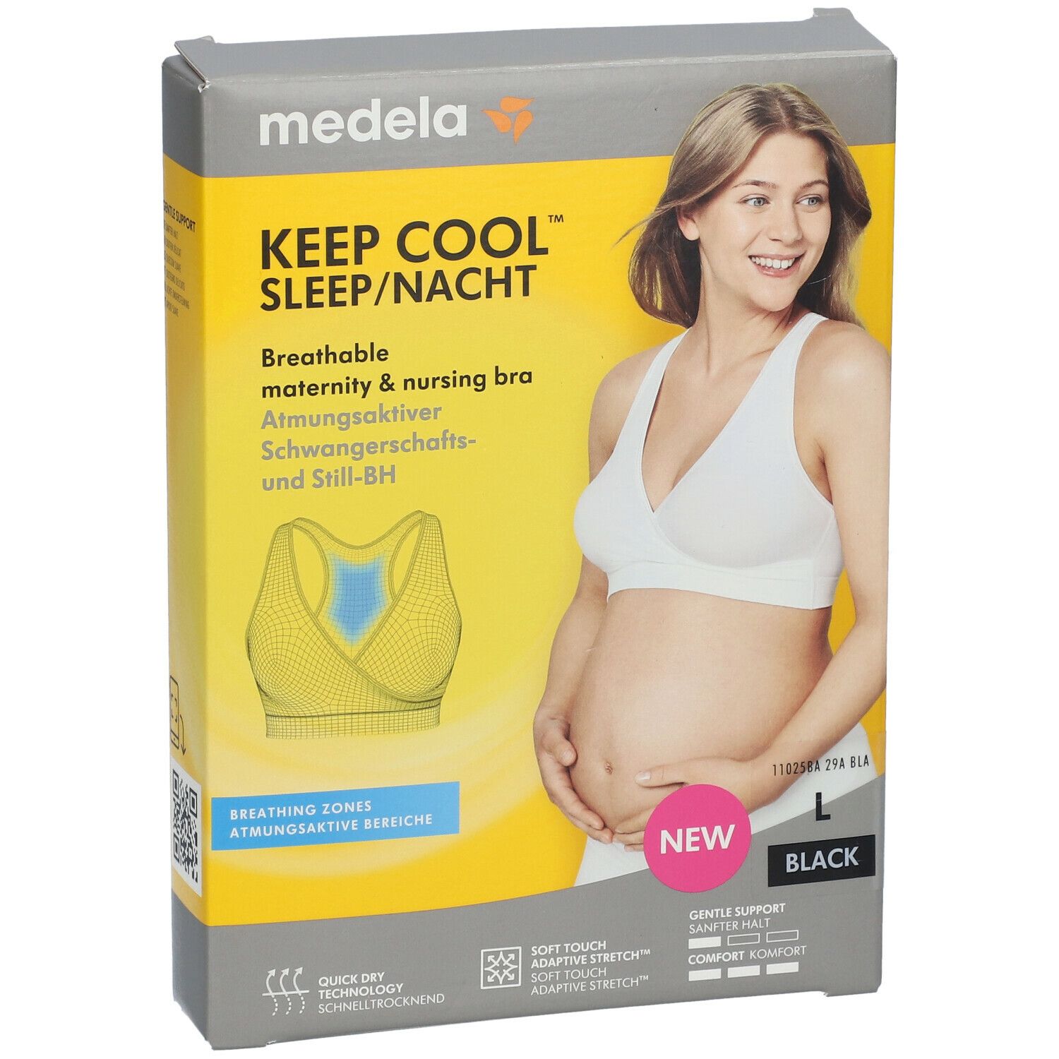 medela Keep Cool Schlaf Bustier Gr. L schwarz